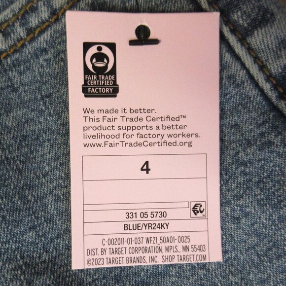 WILD FABLE Mid-Rise Chevron Denim Maxi Skirt Sz 4 Long Blue Jean Slit Skirt NWT - Picture 4 of 12